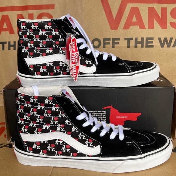 Vans Other - Vans Sk8-Hi The General I Love NY Black sneakers Men’s